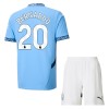 Original Trikotsatz Manchester City Bernardo 20 Heimtrikot 2024-25 Für Kinder